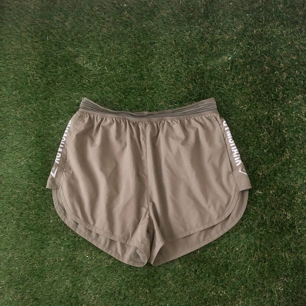 Hunter green gymshark shorts